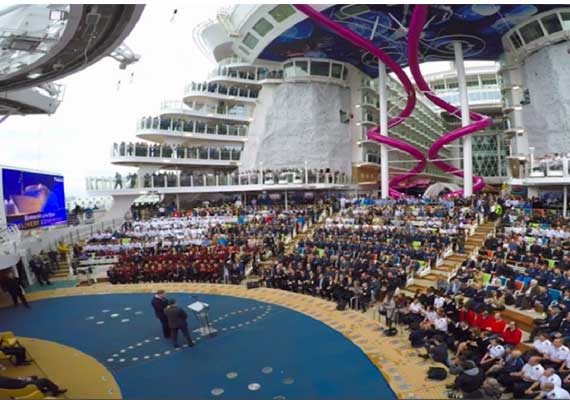 harmony of the seas crew